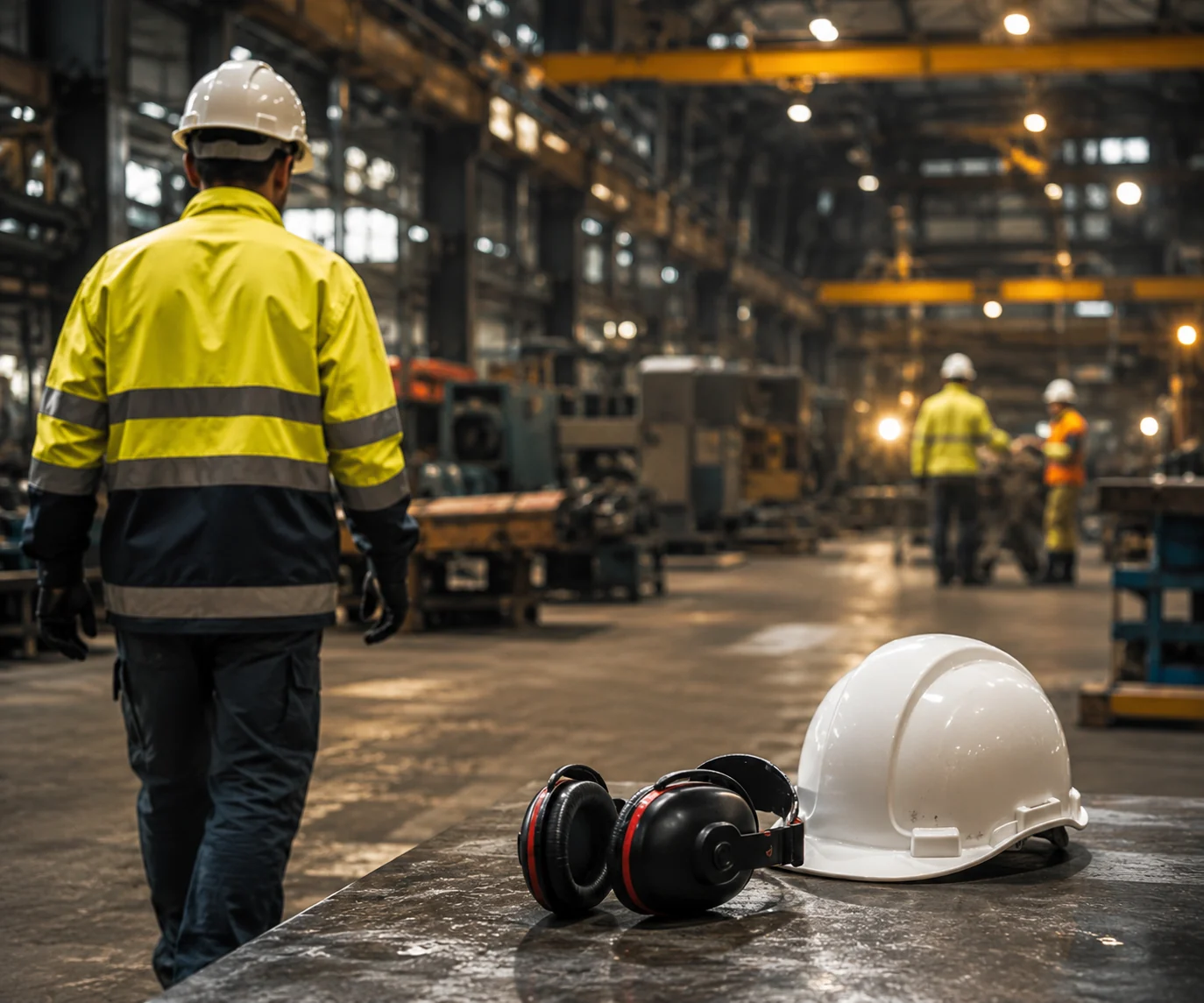 Équipements de sécurité dans un environnement industriel