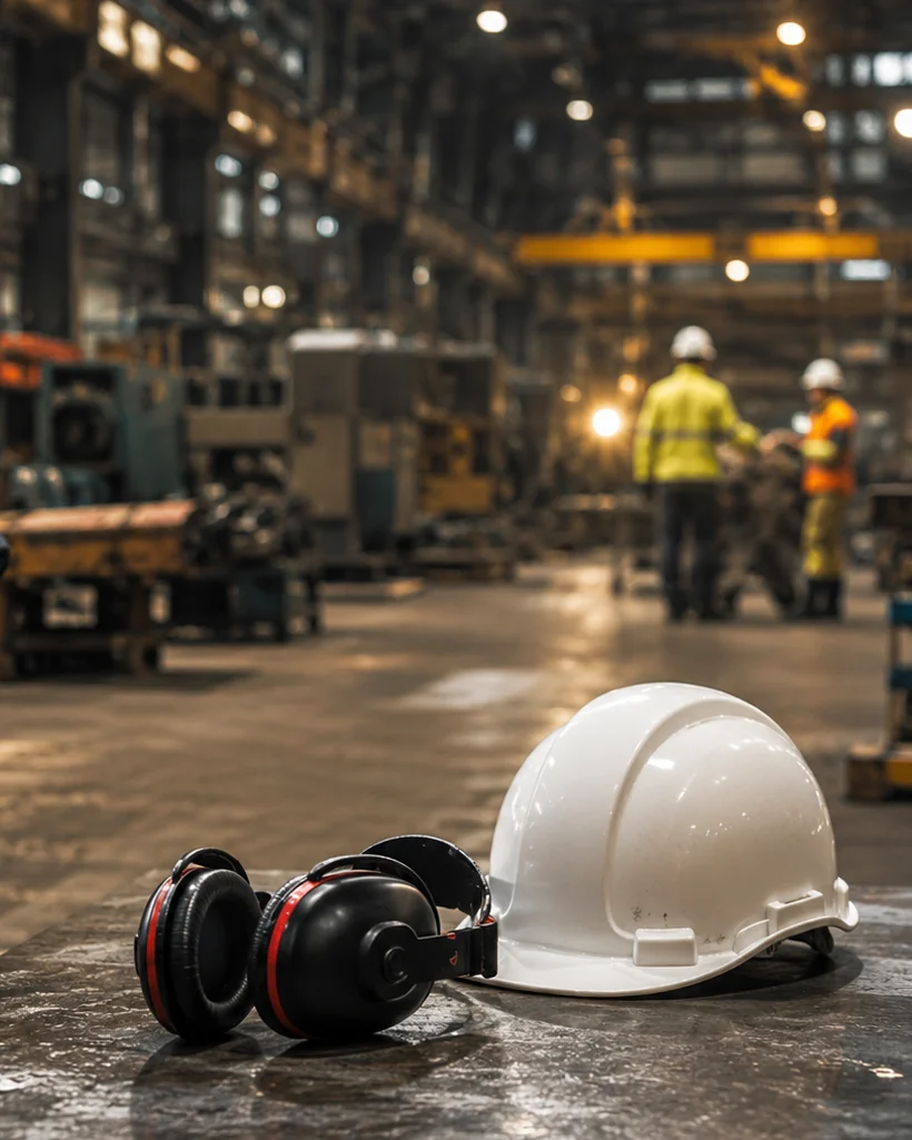 Équipements de sécurité dans un environnement industriel